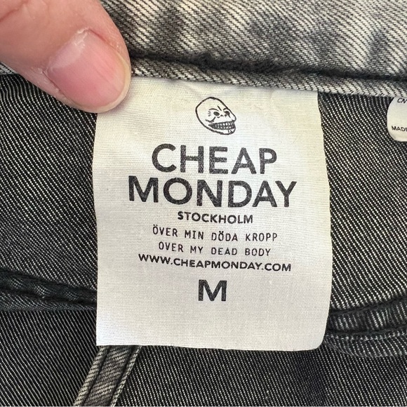 Cheap Monday Washed Frail Gray Over Skirt Women’s Size Medium - Picture 3 of 6